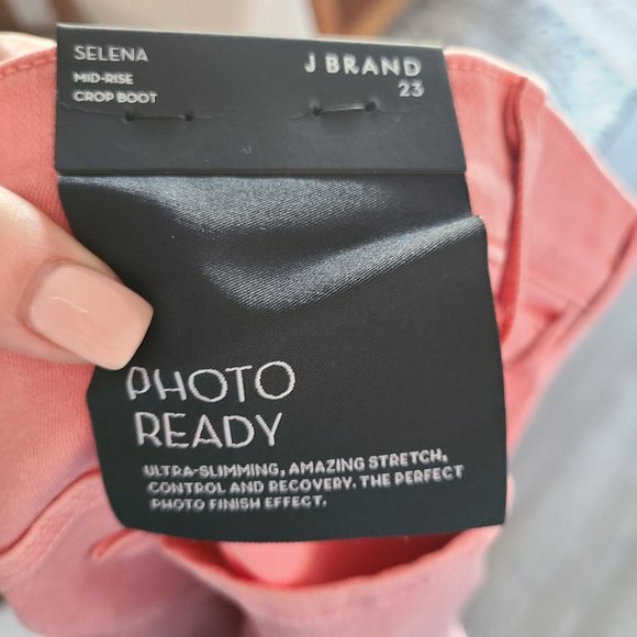 J Brand Selena Faded Glare Mid-Rise Cropped Bootcut Jeans Size 23 NEW - Picture 9 of 10